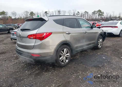 2013 Hyundai Santa Fe Sport 2.0T from USA, damaged, VIN 5XYZU3LA0DG120124